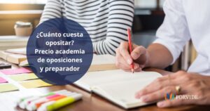 ¿Es más caro opositar con academia o con preparador?