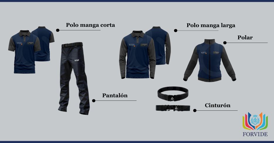 actualización del uniforme funcionario de prisiones en 2024