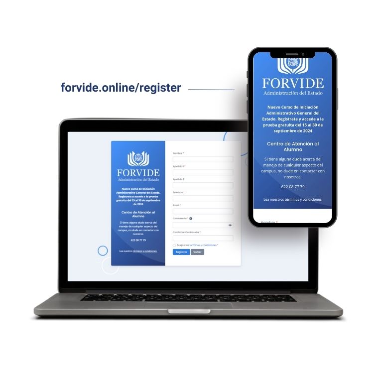 registro plataforma administrativo estado